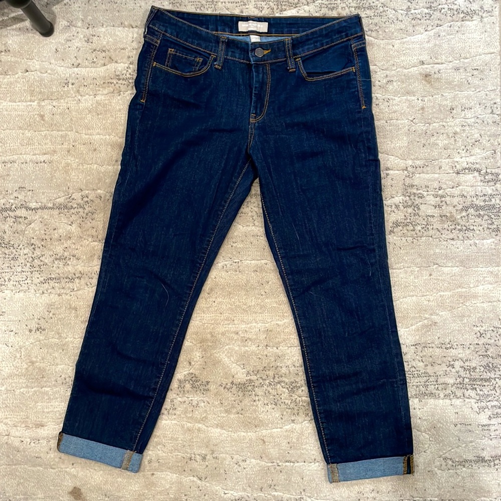 Banana Republic Size 29/8 dark wash cropped jeans - Picture 2 of 3